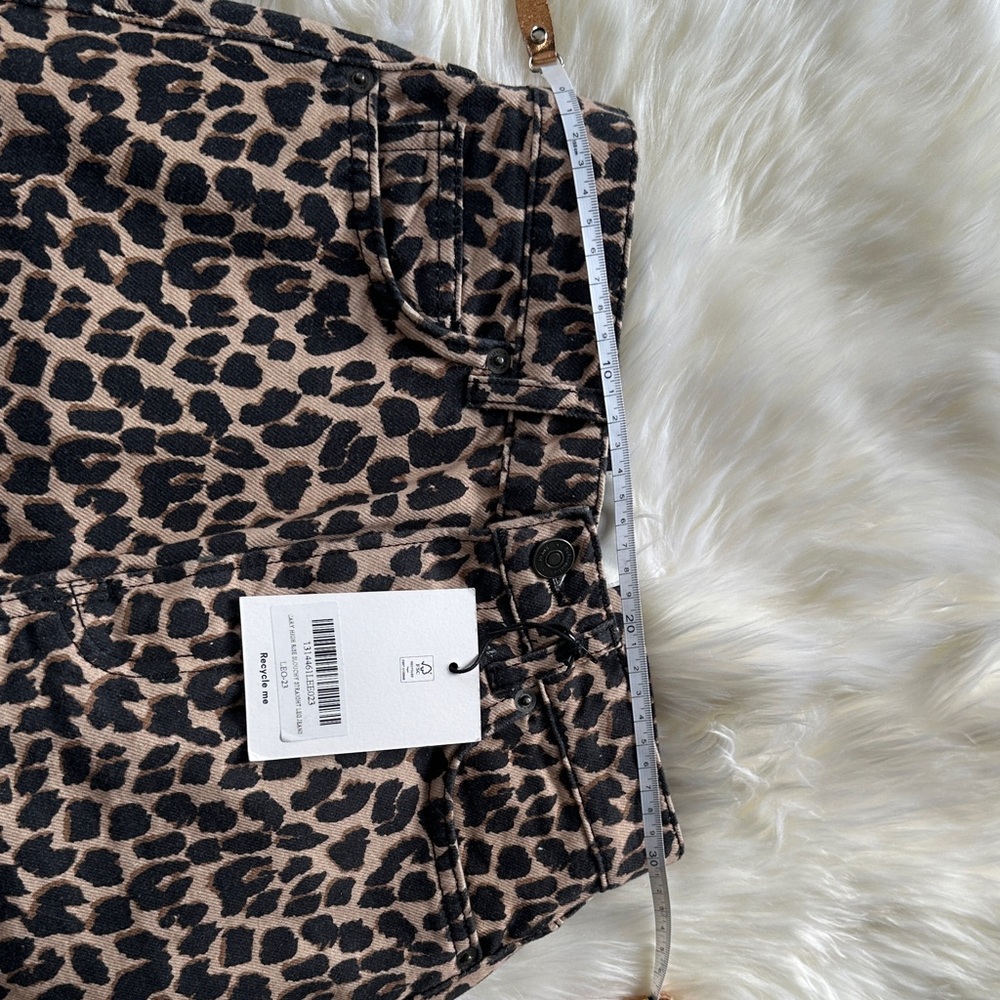 Reformation Black and Tan Animal Print Pants - Picture 6 of 12